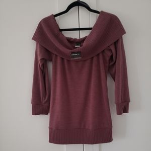 NEW Forever 21 Off The Shoulder Sweater